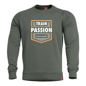 Mikina Hawk Train Your Passion PENTAGON® – Zelená (Barva: Zelená, Velikost: XXL)