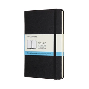 MOLESKINE Zápisník tvrdý tečkovaný černý L (240 stran)