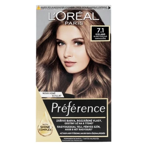 L'OREAL Préférence Barva na vlasy 7.1 Island blond popelavá