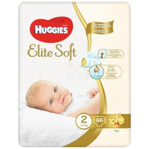 HUGGIES plienky Elite Soft 2 66 ks