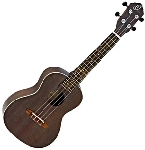 Ortega RUCOAL Coal Black Konzert-Ukulele