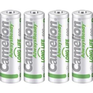 Akumulátor AA Ni-MH Camelion AlwaysReady Solar, 600 mAh, 1.2 V, 4 ks