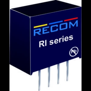 DC/DC měnič Recom RI-2415S, vstup 24 V/DC, výstup 15 V/DC, 132 mA, 2 W