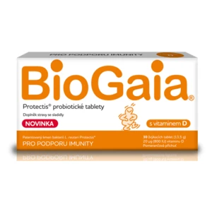 BIOGAIA Protectis probiotické tablety s vitaminem D 30 tablet