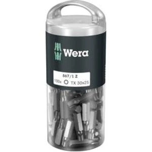 Bit Torx Wera 867/1 Z TORX® DIY 100 SiS 05072451001, 25 mm, nástrojová ocel, legováno, vysoce pevné, 100 ks