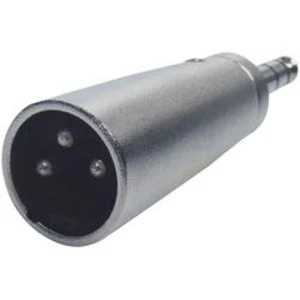 Redukce XLR (M) / stereo jack (M) 6,3 mm