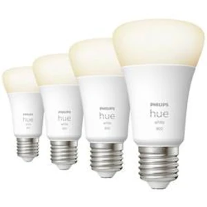 Sada 4 LED žárovek Philips Lighting Hue Hue White E27 Viererpack 4x800lm 60W, E27, 36 W, N/A