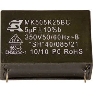 Foliový kondenzátor MKP MK450K334, 0,33 µF, 450 V, 10 %, 26,5 x 10 x 19 mm