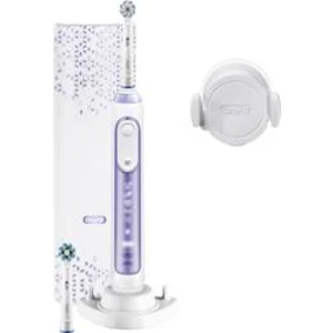 Rotační/oscilační/pulzní elektrický kartáček na zuby Oral-B 10100S Orchid Purple, nachová