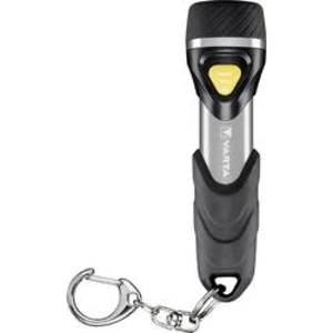 LED kapesní svítilna Varta Day Light Key-Chain 16605, 12 lm, 37 g, na baterii, černá, stříbrná