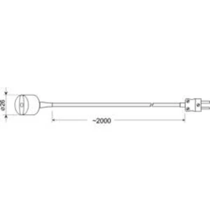 Teplotní čidlo Greisinger GMF 200, typ K, -65 až +200 °C, 101010