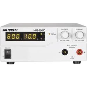 Laboratorní zdroj s nastavitelným napětím VOLTCRAFT HPS-16010, 1 - 60 V/DC, 0 - 10 A, 600 W, Počet výstupů: 1 x, Kalibrováno dle (DAkkS)