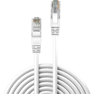 LINDY 48100 RJ45 sieťové káble, prepojovacie káble CAT 6 U/UTP 30.00 m biela s ochranou 1 ks