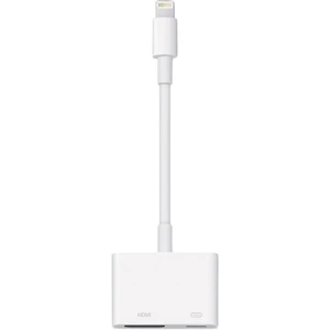 Apple Apple iPad / iPhone / iPod adaptér [1x dokovacia zástrčka Apple Lightning - 1x HDMI zásuvka] 10.00 cm biela