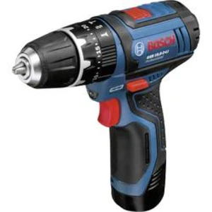 Bosch Professional GSB 10,8-2-LI 2cestný-aku příklepová vrtačka 2 akumulátory, kufřík