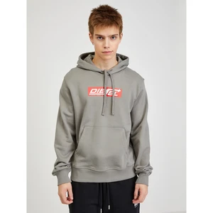 Green Mens Hoodie Diesel - Men