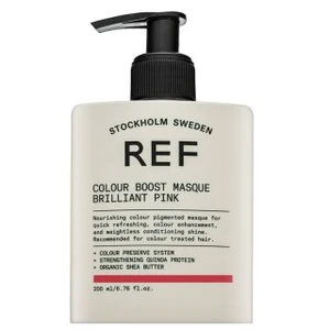 REF Colour Boost Masque odżywcza maska koloryzująca dla ożywienia koloru Brilliant Pink 200 ml