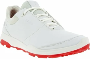 Ecco Biom Hybrid 3 White/Hibiscus 36 Calzado de golf de mujer