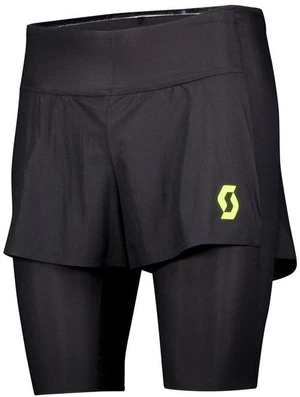 Scott Hybrid Shorts RC Run Kinetech Black/Yellow S Pantaloni scurți de alergare