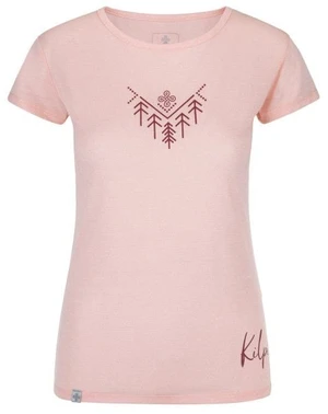 Women's functional T-shirt Kilpi GAROVE-W light pink