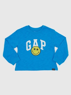 GAP Gap & Smiley® Triko dětské Modrá