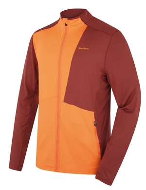 Pánská mikina HUSKY Tarp zip M deep brick/orange