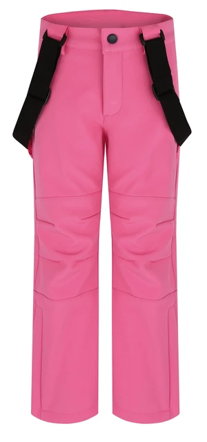 Children's softshell ski trousers LOAP LOVELO Pink