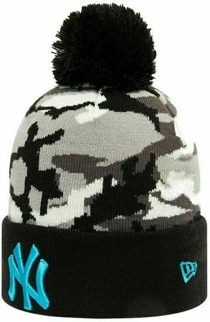 New York Yankees MLB Camo Crown Grey Camo/Blue UNI Bonnet d'hiver