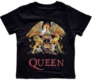 Queen Camiseta de manga corta Classic Crest Kids Black 1,5 Years