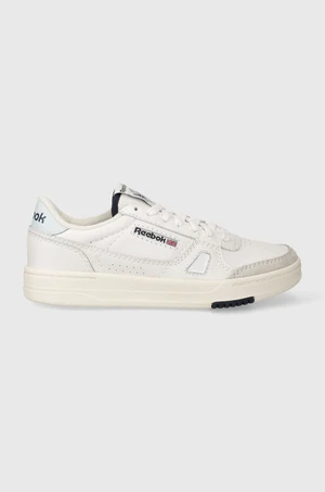 Kožené sneakers boty Reebok bílá barva