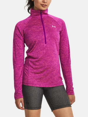 Under Armour Tričko Tech 1/2 Zip - Twist-PPL - Dámské