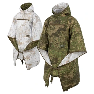 Zateplené pončo Reversible Swagman Roll® Helikon-Tex® (Farba: PENCOTT WILDWOOD / PENCOTT SNOWDRIFT)