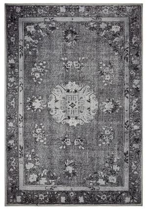 Kusový orientální koberec Chenille Rugs Q3 104762 Dark-Grey-200x290