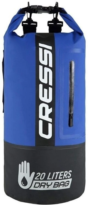 Cressi Dry Bi-Color Black/Blue 20 L Vodotěsný vak