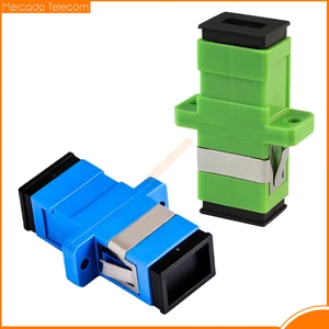 50/100/200pcs SC APC Adapter Fiber Optic Connector Adapter SM Flange Singlemode Simplex SC UPC Coupler Fiber Optic Adapter