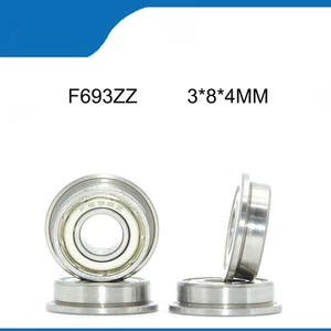 High Quality Bearing 10/20PCS F693ZZ Corrosion Resistielded F693ZZ Bearings (3*8*4MM ) Deep Groove Ball Bearing (ABEC-1)