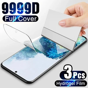 3PCS For Samsung Galaxy A71 A12 A02S A42 A52 A72 F42 M21S A51 A50 A70 M02 M02S Wide 5 Screen Protector Hydrogel Film