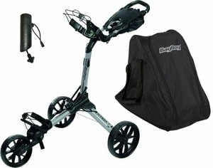 BagBoy Nitron SET Silver/Black Cărucior de golf manual