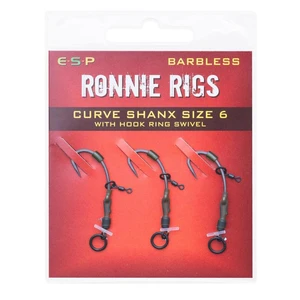 ESP návazce Ronnie Rig B'less HRS vel. 6, 3ks