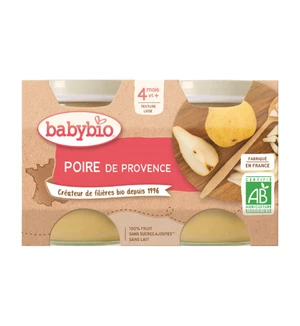 BABYBIO Příkrm hruška Williams 2x 130 g