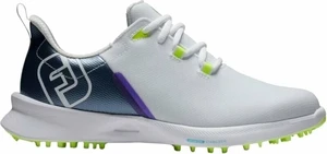 Footjoy FJ Fuel Sport White/Pink/Blue 42 Chaussures de golf pour femmes