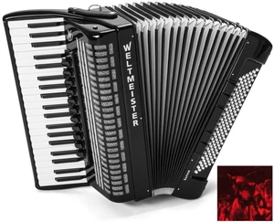 Weltmeister Saphir 41/120/IV/11/5 Roșu Acordeon cu clape