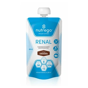 NUTREGO RENAL Výživa čokoláda 12 x 200 ml