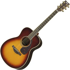 Yamaha LS 6 A.R.E. BS Brown Sunburst Jumbo Elektro-Akustikgitarren