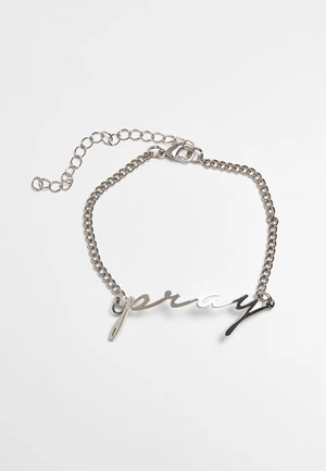 Pray Silver Bracelet