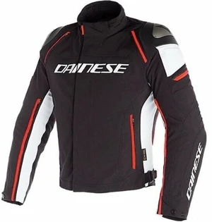 Dainese Racing 3 D-Dry Black/White/Fluo Red 64 Textilní bunda