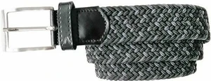 Alberto Gürtel Multicolor Braided Grey/Green/Black 85 cm Golf pasek