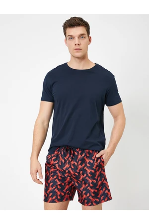 Koton Patterned Marine Shorts