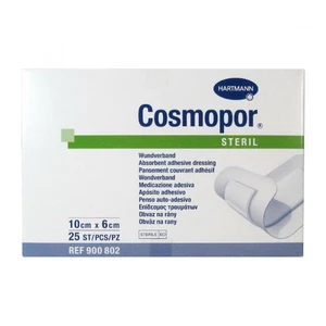 COSMOPOR Rychloobvaz sterilní 10 x 6 cm 25 kusů