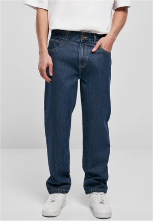 Men's Jeans Spray Logo Dark Blue/Washed